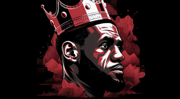 King LeBron James Wallpaper