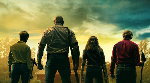 Knock at the Cabin 2023 Movie Wallpaper 360x325 Resolution
