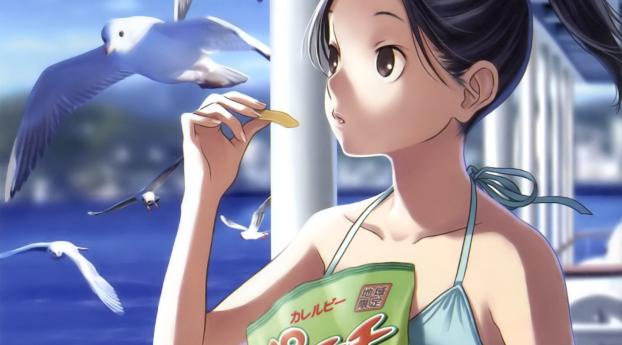 kobayakawa rinko, love plus, girl Wallpaper 1080x2220 Resolution