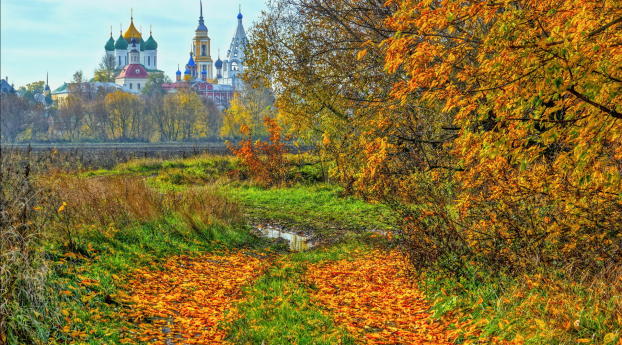 kolomna, russia, autumn Wallpaper 1400x1050 Resolution