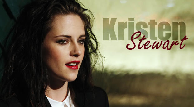 Kristen Stewart Name Plate Pic Wallpaper