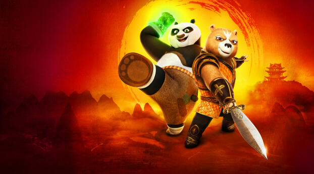 Kung Fu Panda The Dragon Knight 2022 Wallpaper