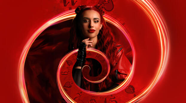 Kylie Cantrall As Red In Descendants The Rise Of Red Wallpaper 319x720 Resolution