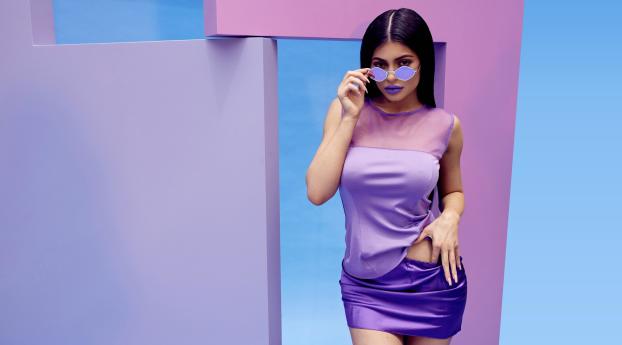 Kylie Jenner New Photoshoot Wallpaper 454x454 Resolution