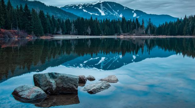 lake, rocks, mountains Wallpaper 2560x1600 Resolution