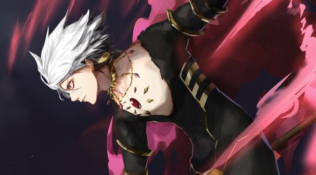 Lancer of Red Art Fate/Apocrypha Wallpaper 1600x600 Resolution