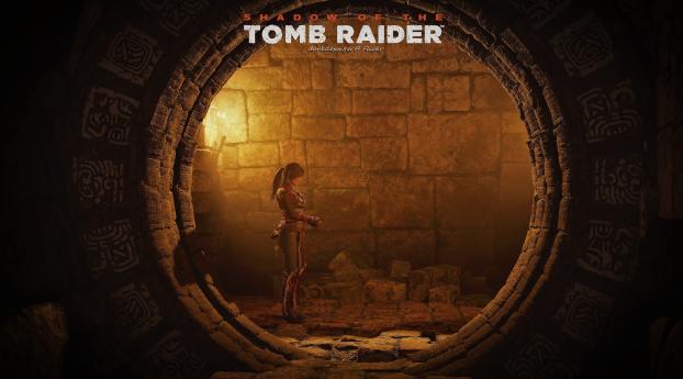 Lara Croft In Shadow Of The Tomb Raider Wallpaper 500x2048 Resolution