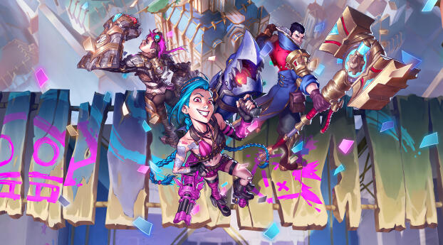 League Of Legends 4k Cool Poster Wallpaper 1080x2220 Resolution