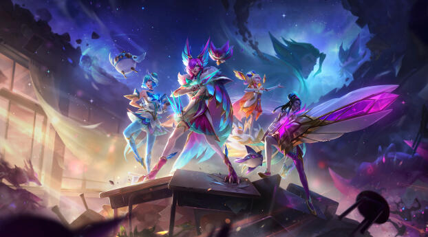 League Of Legends 8k Gaming Poster Wallpaper 2560x1700 Resolution