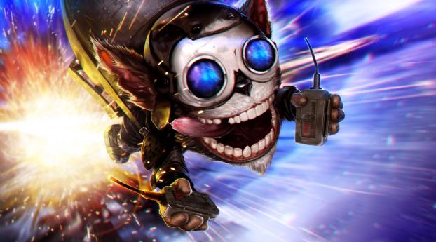 league of legends, ziggs, art Wallpaper 1080x2160 Resolution