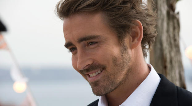 lee pace, man, smile Wallpaper 1242x2688 Resolution
