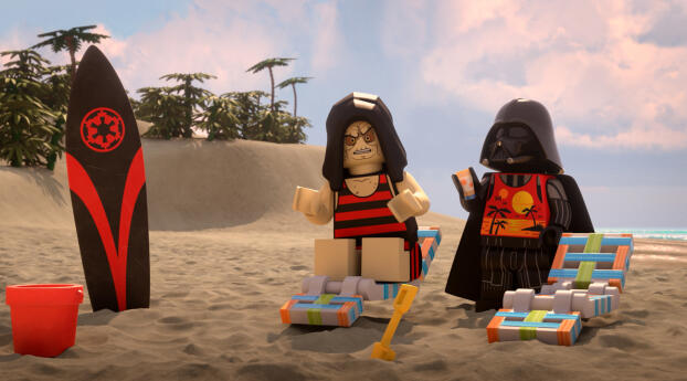 LEGO Star Wars Summer Vacation HD Wallpaper 3840x2160 Resolution