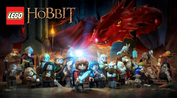 lego the hobbit, lego, art Wallpaper 360x640 Resolution