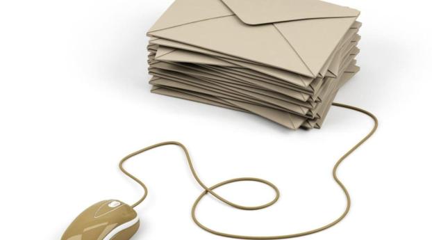 letters, envelopes, computer mouse Wallpaper