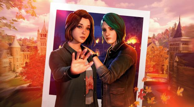 Life is Strange Reunion 4K Max and Chloe Wallpaper