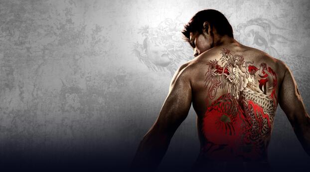 Like a Dragon Yakuza Season 1 Poster Wallpaper 1080x2160 Resolution