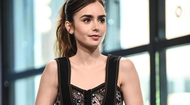 Lily Collins Wallpaper 1080x2244 Resolution
