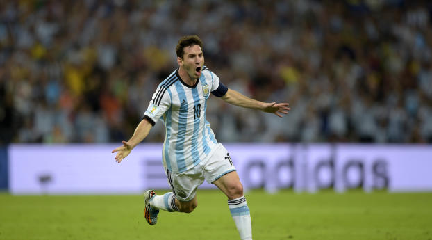Lionel Messi 4k Celebration Wallpaper