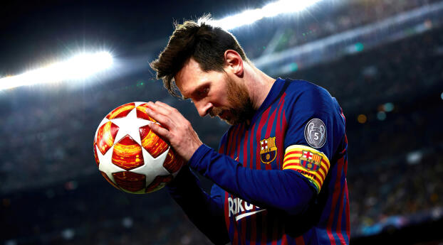 Lionel Messi 4k FCB Wallpaper