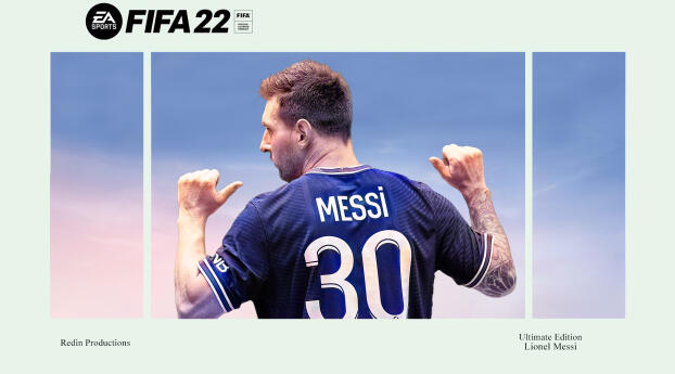 Lionel Messi HD FIFA 22 Wallpaper 1080x1620 Resolution