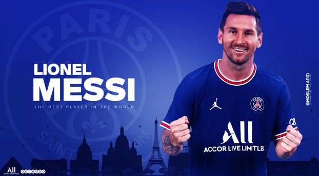 Lionel Messi HD Paris Saint-Germain Wallpaper 750x1334 Resolution