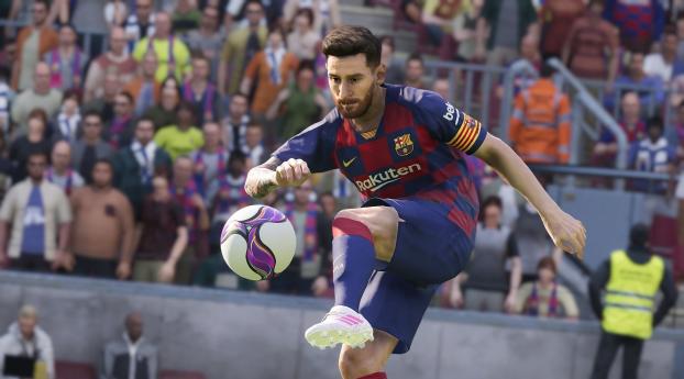 Lionel Messi In eFootball PES 2020 Wallpaper 640x480 Resolution