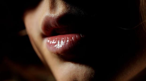 lips, shadow, girl Wallpaper 2560x1440 Resolution