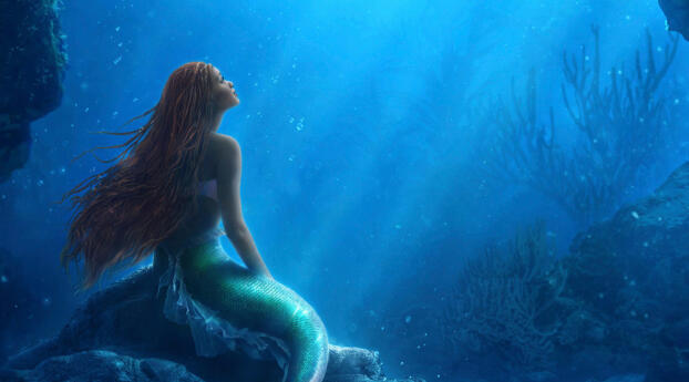 Little Mermaid 2023 Movie Wallpaper 720x1440 Resolution