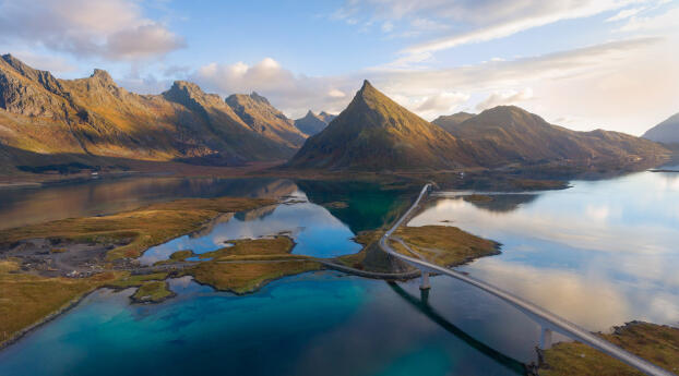 Lofoten Islands Norway Photography Wallpaper 1080x2460 Resolution