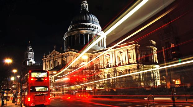 london, city, bus Wallpaper 2560x1080 Resolution