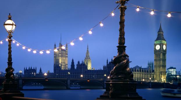 london, england, evening Wallpaper 2560x1024 Resolution