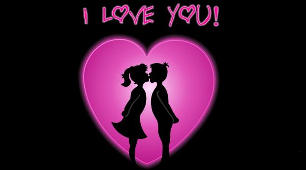 love, couple, kiss Wallpaper 1280x2120 Resolution