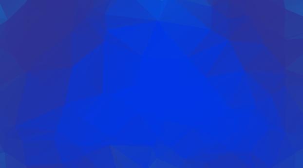 Low Poly Blue Geometry Artwork Wallpaper 1600x1200 Resolution