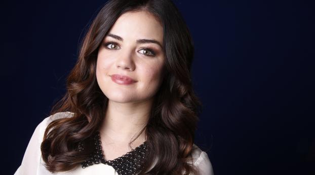 lucy hale, actress, smile Wallpaper 1080x2240 Resolution