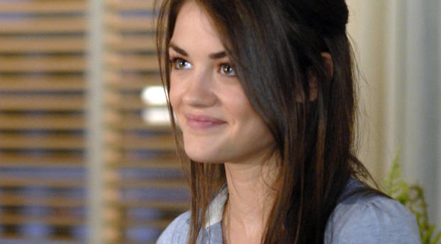 Lucy Hale Charming Smile Wallpaper
