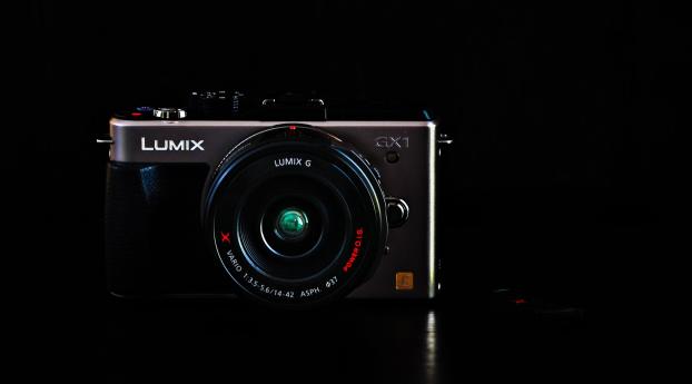 lumix, camera, firm Wallpaper 2560x1080 Resolution