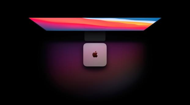 Mac Mini Apple M1 Chip Wallpaper 1080x2246 Resolution