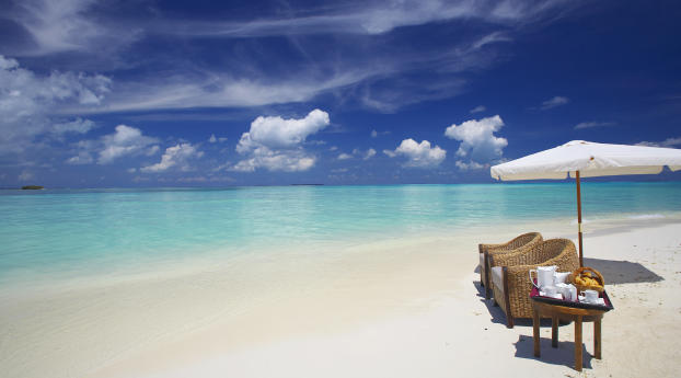 maldives, ocean, beach Wallpaper 1280x1024 Resolution