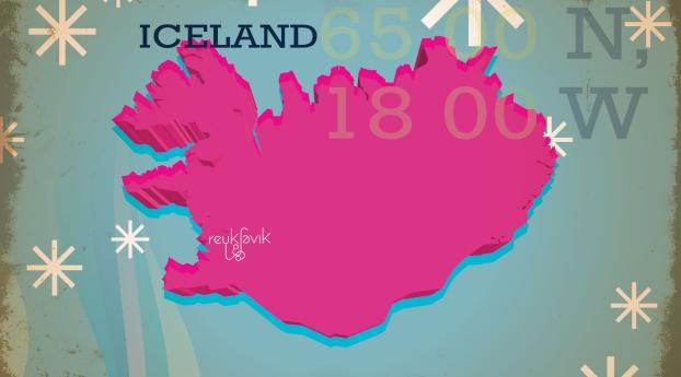 map, island, light Wallpaper 2932x2932 Resolution