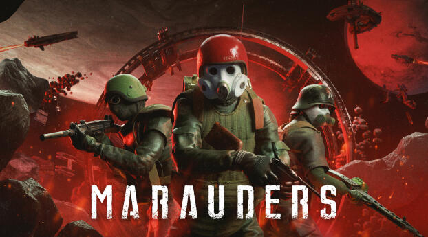 Marauders Gaming Poster Wallpaper 1080x2048 Resolution