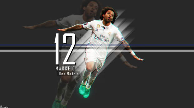 Marcelo Vieira Real Madrid 2021 Wallpaper 750x1334 Resolution