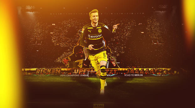 Marco Reus Cool Borussia Dortmund Wallpaper 640x1136 Resolution