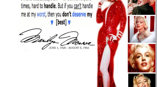 Marilyn Monroe Charming Pose Wallpaper 480x854 Resolution