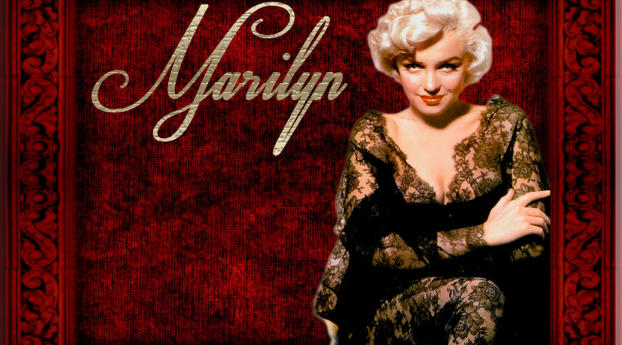 Marilyn Monroe Photo Frame Wallpaper 3840x2400 Resolution