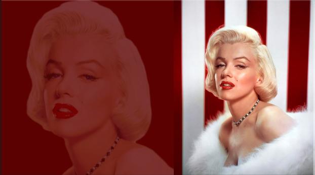 Marilyn Monroe Rare Pic Wallpaper 320x240 Resolution