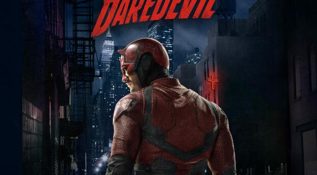 Marvel Daredevil Poster 2022 Wallpaper 3440x1441 Resolution