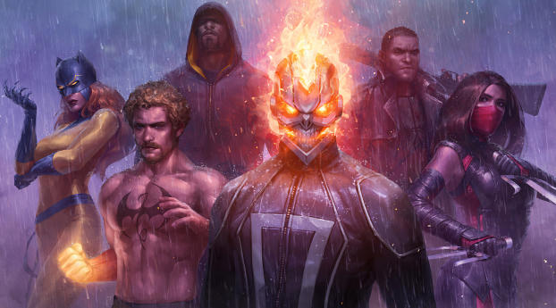 Marvel Future Fight Wallpaper 1080x2048 Resolution