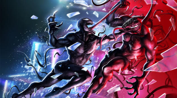 Marvel Riot vs Venom Wallpaper