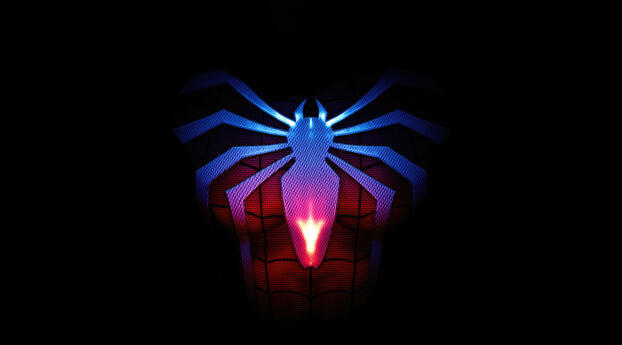 Marvel's Spider-Man HD Spider Symbol Wallpaper 2160x3840 Resolution