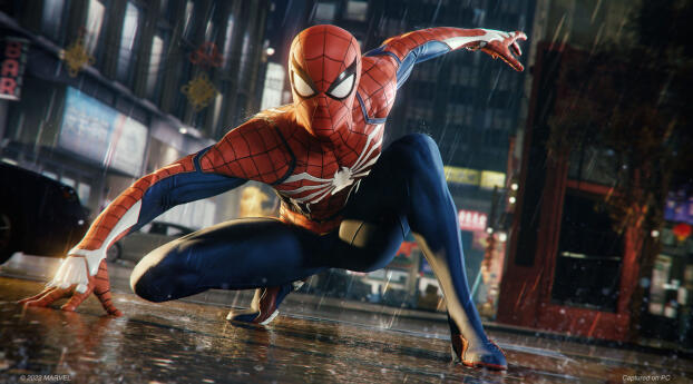 Marvel's Spider-Man Remastered Gaming 2023 Wallpaper 1920x1080 Resolution